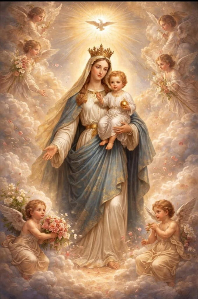 Hơn 99+ hình Đức Mẹ Maria đẹp, thiêng liêng và chất lượng cao 3 Hình ảnh mẹ Maria đẹp nhất mang ý nghĩa yêu thương và che chở