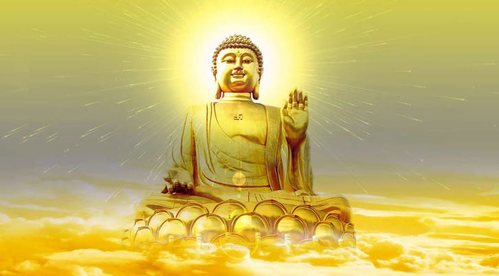 Hình nền Phật may mắn, gia đình hòa thuận