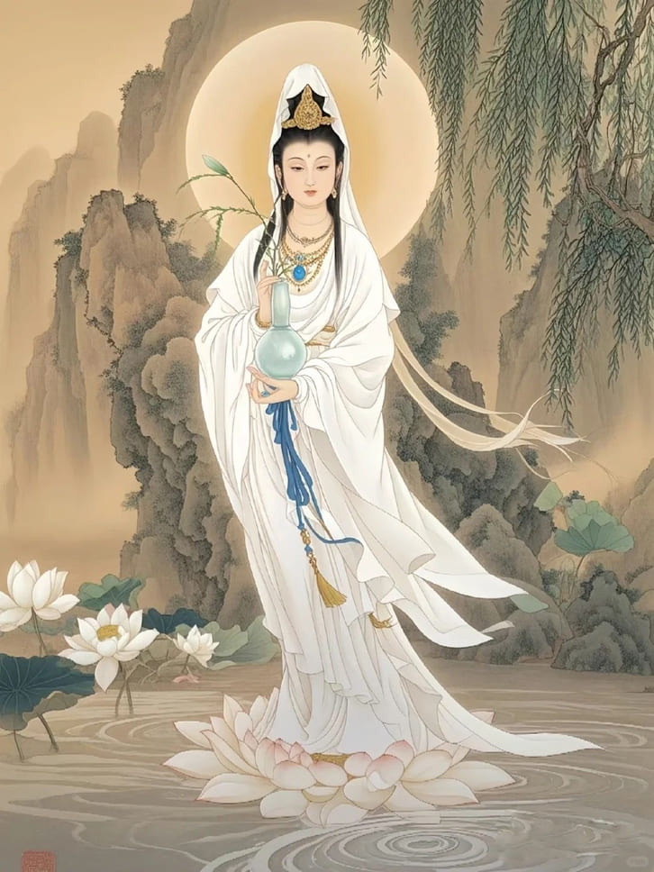 Ảnh Phật may mắn trang nghiêm phù hợp làm hình nền tâm linh
